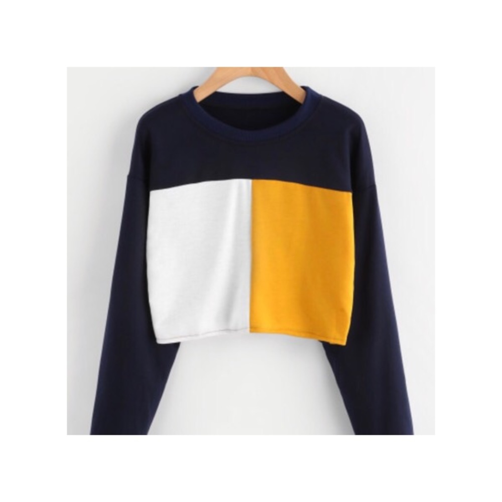 Multicolored crop top